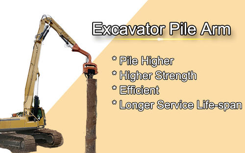 กรณี บริษัท ล่าสุดเกี่ยวกับ 13.9m Excavator Stack Driving Arm สําหรับ SY500