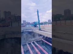 อุปกรณ์ขุดดินแขนโทรทรรศน์สามส่วน