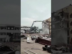 เครื่องขุดแขนไกล ขุดแขนถล่ม ขุดแขนยาว ขุดแขน