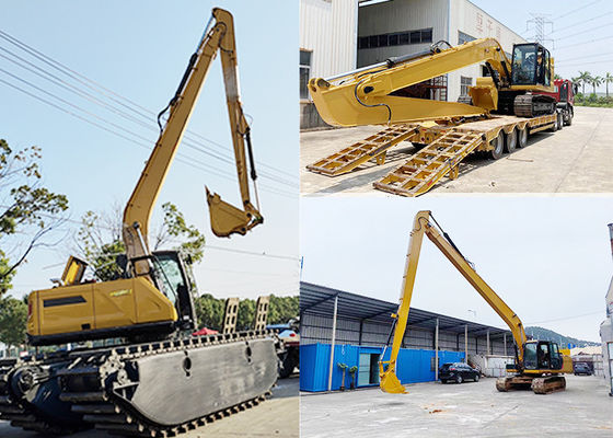 18m Long Reach Excavator Boom อุปกรณ์หนัก แขนยาวสําหรับทําความสะอาดน้ํา