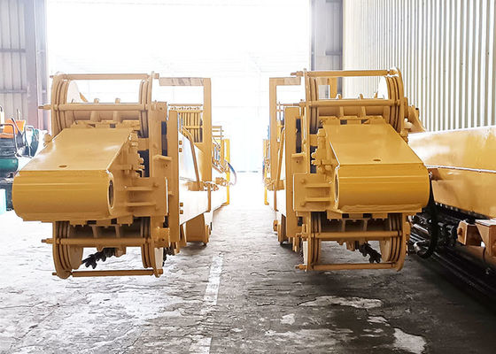 เครื่องขุดดิน 25m กล่องโทรทรรศน์ Dipper Arm การขุดกองพื้นฐาน Pit With Clamshell Bucket
