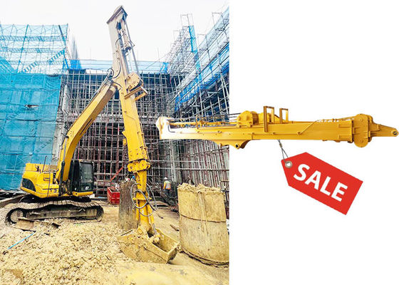 เครื่องขุดดิน 25m กล่องโทรทรรศน์ Dipper Arm การขุดกองพื้นฐาน Pit With Clamshell Bucket