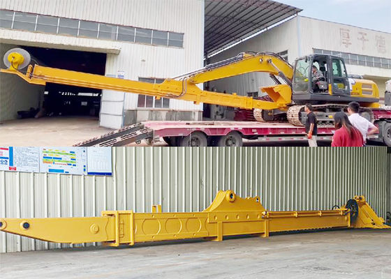 14M 15M Excavator Telescopic Arm Long Arm With Bucket Digging Foundation Pit (เครื่องขุด 15M) แขนยาวพร้อมถังขุดถ้ําพื้นฐาน