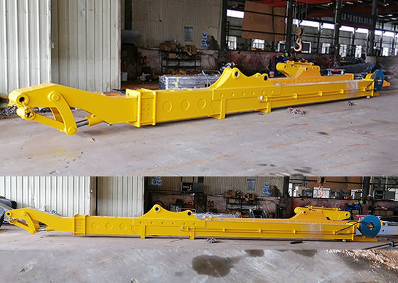 Q690D HG785 Excavator Telescopic Boom Long Reach Boom ด้วยความลึกในการขุด 16 เมตร