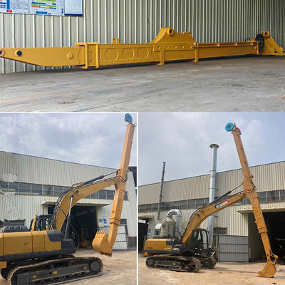 Q690D HG785 Excavator Telescopic Boom Long Reach Boom ด้วยความลึกในการขุด 16 เมตร