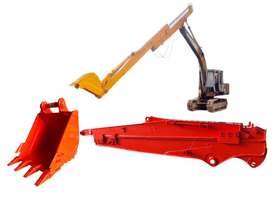 12M 10M Telescopic Digger Sliding Boom Arm, Q355B เครื่องติดตั้งเครื่องขุด