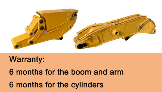 แผ่นหนา excavator แขนสั้นกับถัง / Breaker การขุดอุโมงค์