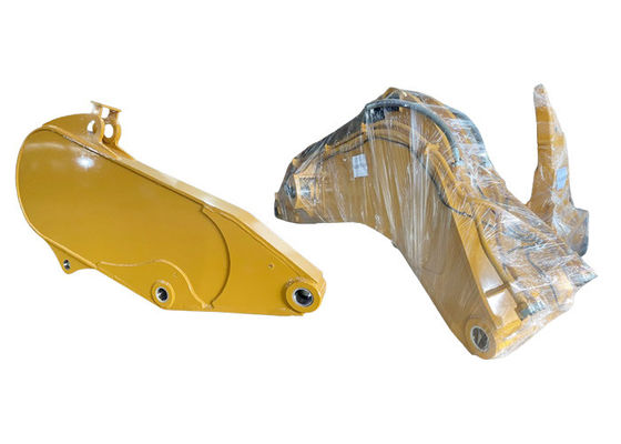 สีเหลืองสีแดง Excavator Rock Arm งานหนัก Excavator Rock Ripper