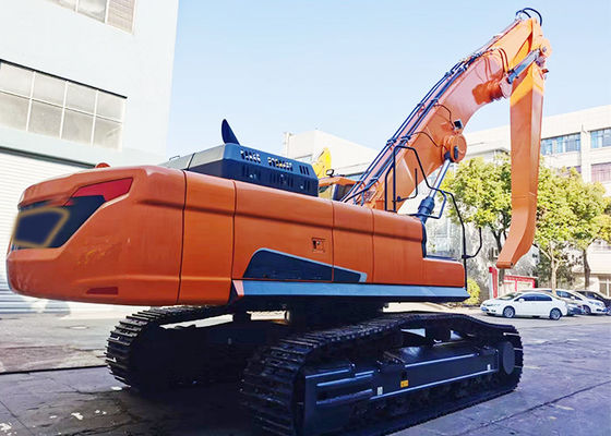 ไฮดรอลิก Scrap Handler Excavator ระยะยาว Boom สําหรับการจับเหล็ก