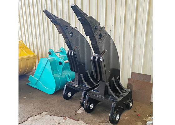 1 ตัน-55 ตัน Q355B Excavator Ripper สําหรับขุดทรายแข็ง หินแข็ง