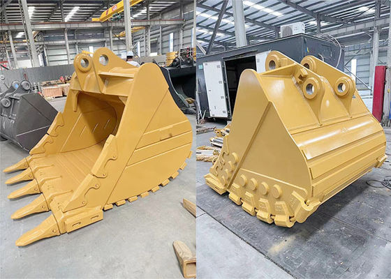 2 Cbm Excavator หินถัง Q355B หินบดถังสําหรับ excavator