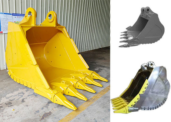 2 Cbm Excavator หินถัง Q355B หินบดถังสําหรับ excavator