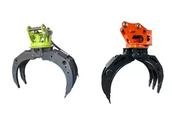 OEM 360 องศาหมุน ไฮดรอลิกจับสําหรับ 4-55tons Excavator