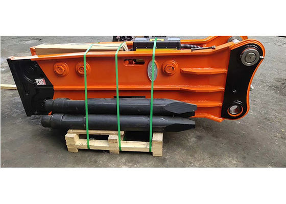 20 ตัน 55 ตัน Excavator Hydraulic Breaker สําหรับการทําลายถนนหิน