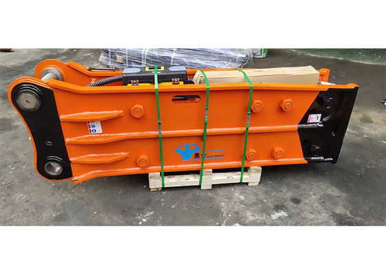 20 ตัน 55 ตัน Excavator Hydraulic Breaker สําหรับการทําลายถนนหิน