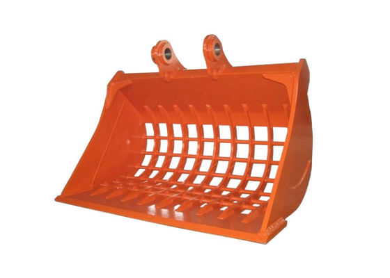 CAT HITACHI KOMATSU Excavator Sieve Bucket Excavator Attachments เครื่องขุดขุด