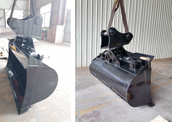Q355B การออกแบบเฉพาะ Excavator Tilt Bucket For Cat ฮิตาชิ โคมาตซู อุปกรณ์
