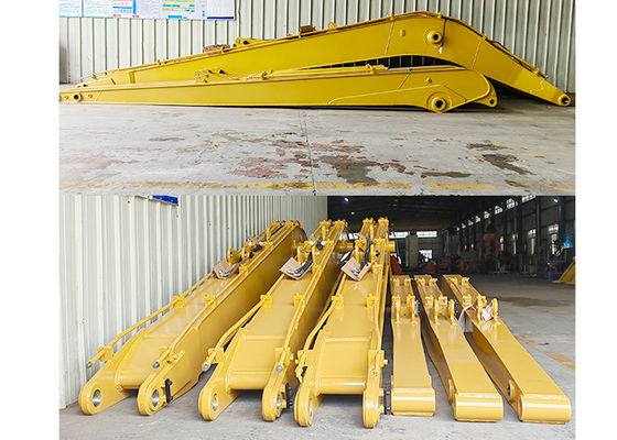 24m Excavator Long Boom For Dredging, Q355B Q690D Excavator Boom Arm เครื่องขุดขุดขุด