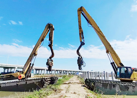 ปรับปรุง 20 ตัน-24 ตัน Excavator พีล ไดรเวอร์แขน 11m 12m