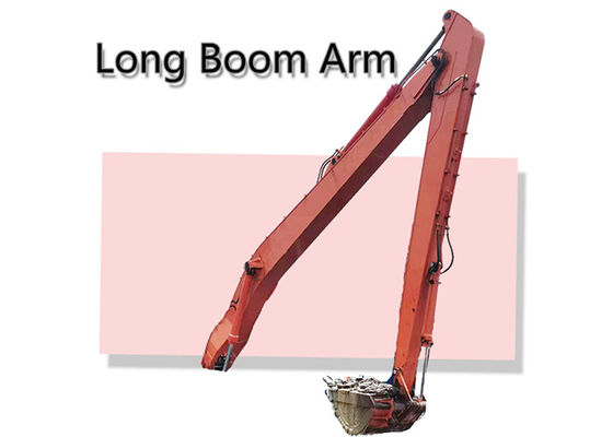 0.4 Cbm Excavator Long Reach Boom กับ Shaogang Q355B กระบอกถัง