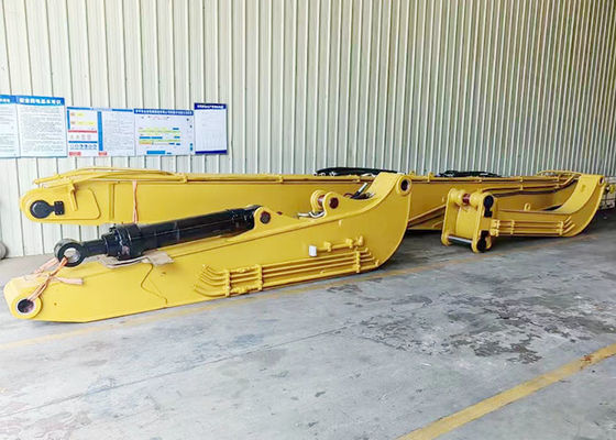Q355B / Q690D เครื่องขุดไฮดรอลิก พีล ไดรเวอร์ บูม ความสูง 19m พีล