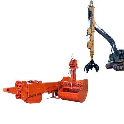 BS900E Excavator Mounted Telescopic Arm 3 ส่วน สําหรับการขุดใต้ดินลึก