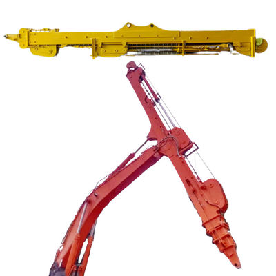 BS900E Excavator Mounted Telescopic Arm 3 ส่วน สําหรับการขุดใต้ดินลึก