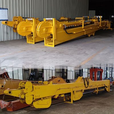 BS900E Excavator Mounted Telescopic Arm 3 ส่วน สําหรับการขุดใต้ดินลึก