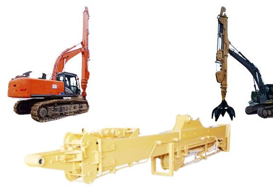 สามส่วน Digger Telescopic Arm BS900E การปั่น Dipper Arm บนเครื่องขุด
