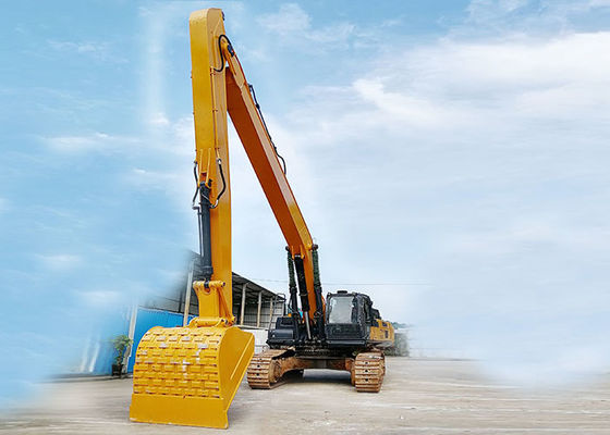 Q690D Excavator Long Reach Boom With Bucket Cylinder สําหรับขนทราย