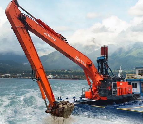 อุปกรณ์หนัก Excavator Long Boom สําหรับ ZX1200 Hitachi High Reach Excavator