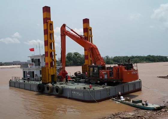 อุปกรณ์หนัก Excavator Long Boom สําหรับ ZX1200 Hitachi High Reach Excavator
