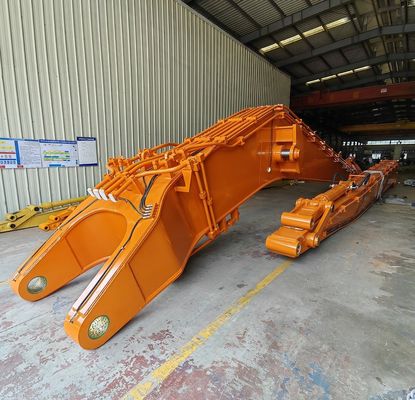 Q690D Excavator Long Reach Boom With Bucket Cylinder สําหรับขนทราย