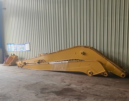 20m 21m แคท ฮิตาชิ Excavator Long Reach Boom เหลืองแดง