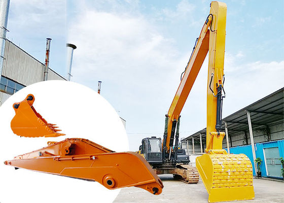 Excavator Long Reach Boom Digger Long Arm Q355B วัสดุสําหรับการขุดทราย