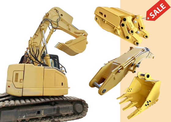 อุปกรณ์การก่อสร้าง Excavator Tunnel Arm Short Reach Boom With Bucket / Breaker อุปกรณ์การก่อสร้าง