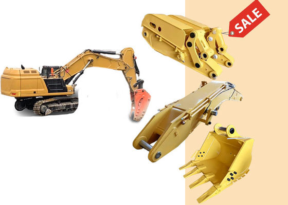 อุปกรณ์การก่อสร้าง Excavator Tunnel Arm Short Reach Boom With Bucket / Breaker อุปกรณ์การก่อสร้าง