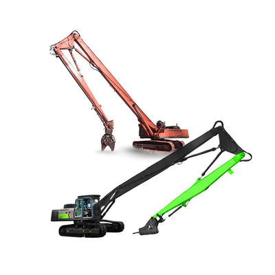 สามส่วน Telescopic บูมการทําลาย Q355B Q690D แอร์มการทําลาย Excavator