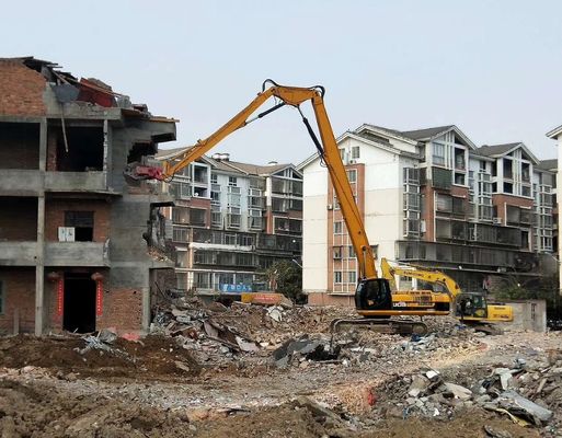 สามส่วน Excavator การทําลายแขนปรับความกว้าง Boom สําหรับการถอน