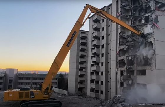 สามส่วน Excavator การทําลายแขนปรับความกว้าง Boom สําหรับการถอน
