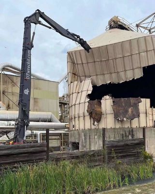 6-8 ตัน Long Reach Demolition Excavator บูมสําหรับการทําลายอาคาร