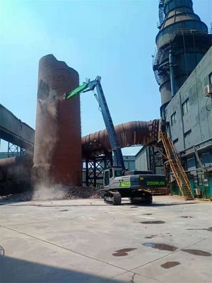 Custom Long Reach Hydraulic Boom Arm สําหรับเครื่องขุดถล่มขนาดสูง