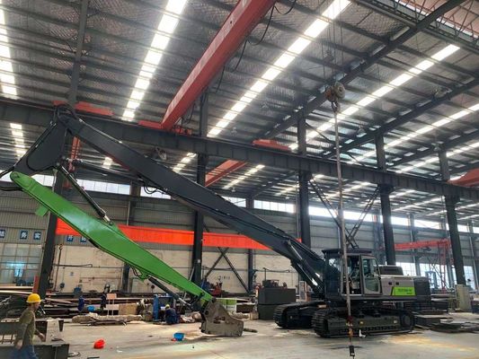 Custom Long Reach Hydraulic Boom Arm สําหรับเครื่องขุดถล่มขนาดสูง