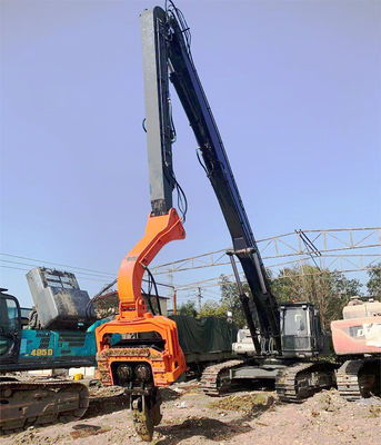 Excavator ยาวถึงสั่นสะพานขับขี่แขนสําหรับการก่อสร้างการแก้ไขสะพาน