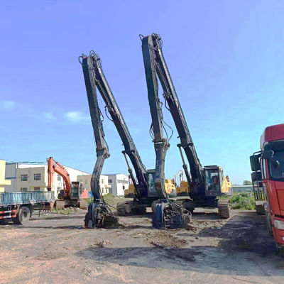 Excavator ยาวถึงสั่นสะพานขับขี่แขนสําหรับการก่อสร้างการแก้ไขสะพาน