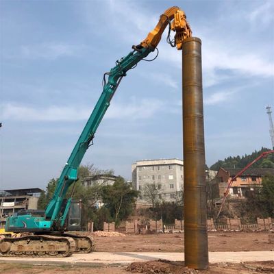 OEM Excavator Pile Driving Boom Arm เครื่องขุดพิมพ์พิมพ์สั่น