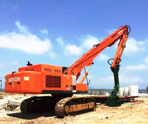 Q355B วัสดุ Long Reach Boom Arm สําหรับเครื่องขุดเครื่องขับพูลสั่น