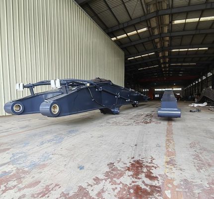 Q355B วัสดุ Long Reach Boom Arm สําหรับเครื่องขุดเครื่องขับพูลสั่น