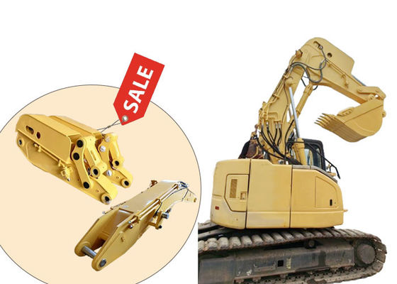 อุปกรณ์การก่อสร้าง Excavator Tunnel Arm Short Reach Boom With Bucket / Breaker อุปกรณ์การก่อสร้าง