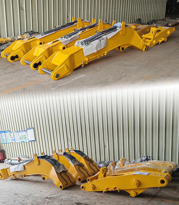 มุมมองหลากหลาย Tunnel Excavator การติดตั้งปรับแขนบัวสั้นสําหรับดินที่แตกต่างกัน